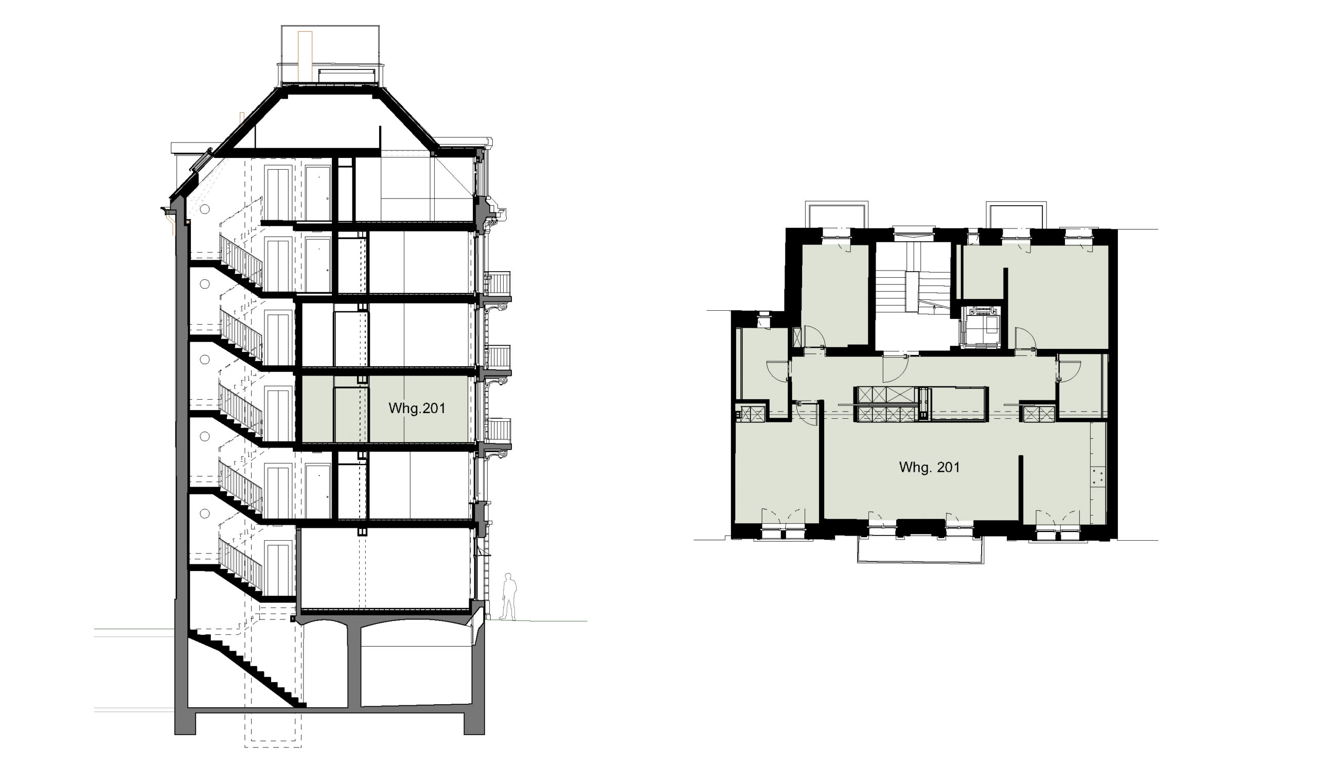 Grundriss Wohnung 201