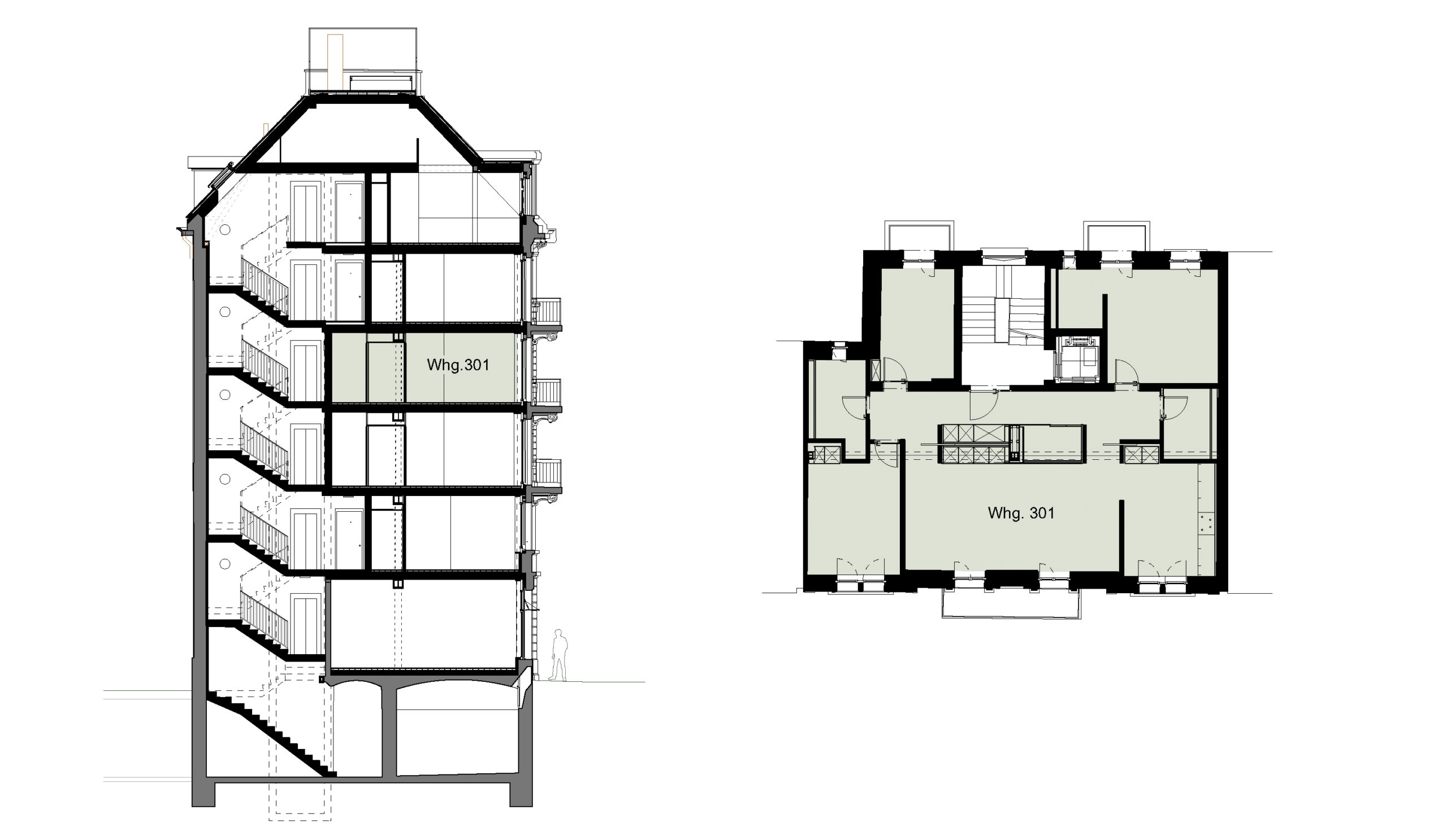 Grundriss Wohnung 301