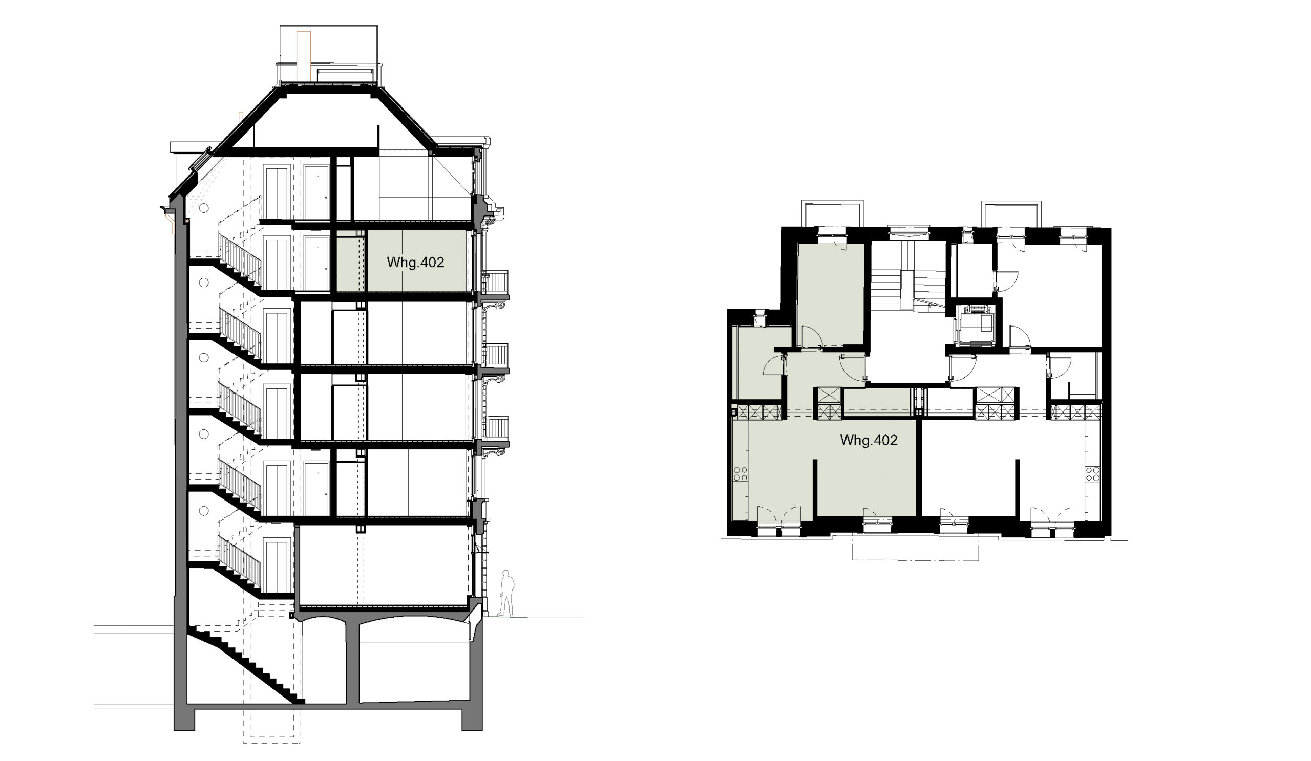 Grundriss Wohnung 402