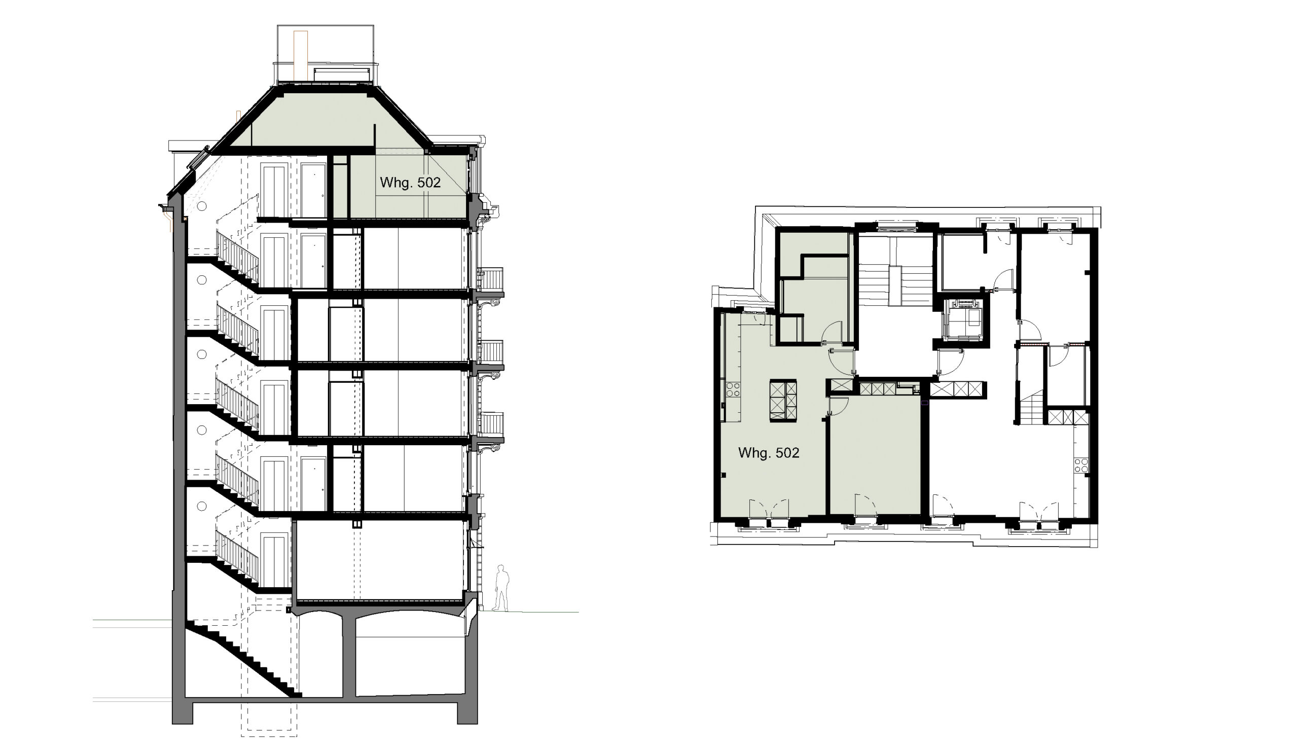 Grundriss Wohnung 502